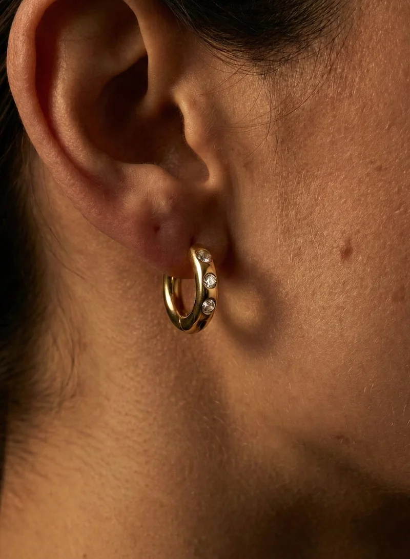 Liu Jo  Liu Jo Claw Gold Earrings for Women | Best Price UAE