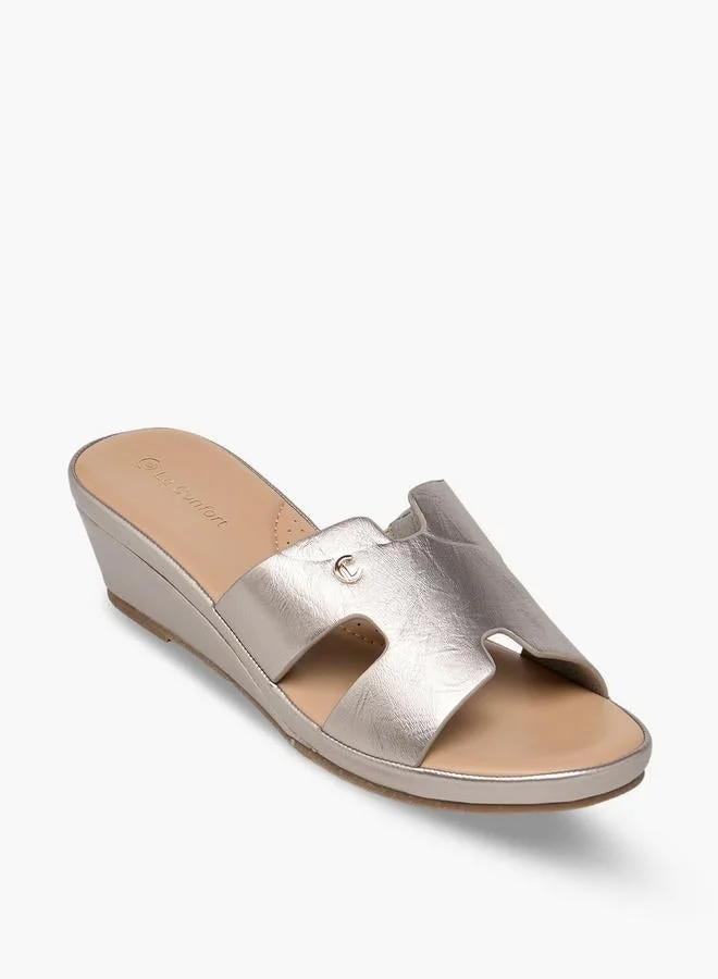 لو كونفورت Women Slip-On Wedge Heel Sandals