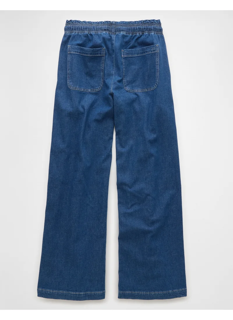 امريكان ايجل AE Dreamy Drape Linen-Blend Pull-On Pant