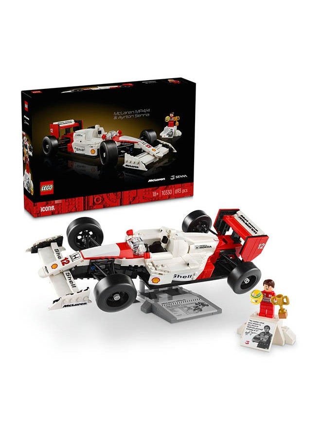 LEGO Icons McLaren MP4/4 & Ayrton Senna Set 10330 (693) Pieces  - Image 1