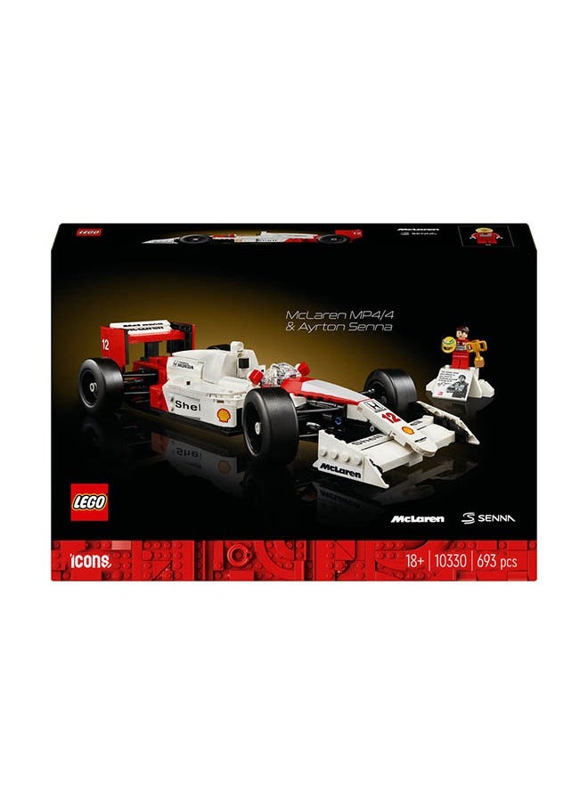 LEGO Icons McLaren MP4/4 & Ayrton Senna Set 10330 (693) Pieces  - Image 2