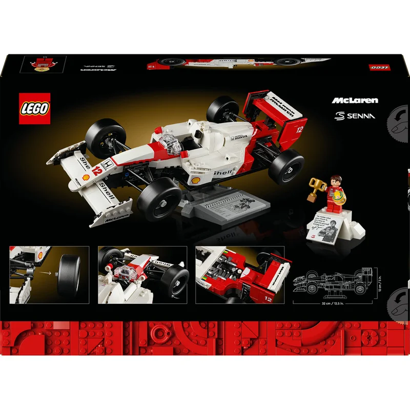 LEGO Icons McLaren MP4/4 & Ayrton Senna Set 10330 (693) Pieces