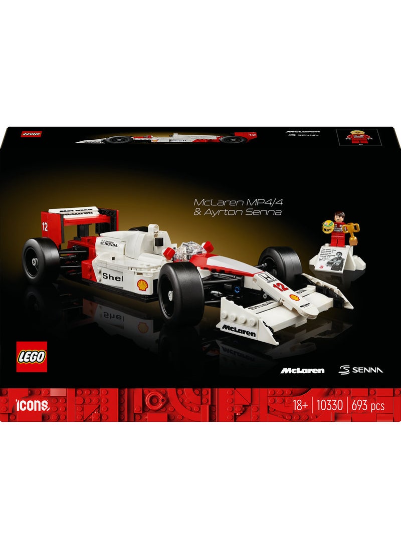 ليغو مجموعة 10330 McLaren MP4/4 & Ayrton Senna من LEGO® Icons  - Image 2