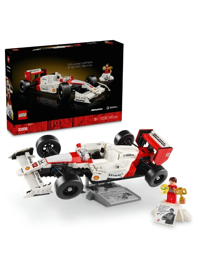 ليغو مجموعة 10330 McLaren MP4/4 & Ayrton Senna من LEGO® Icons