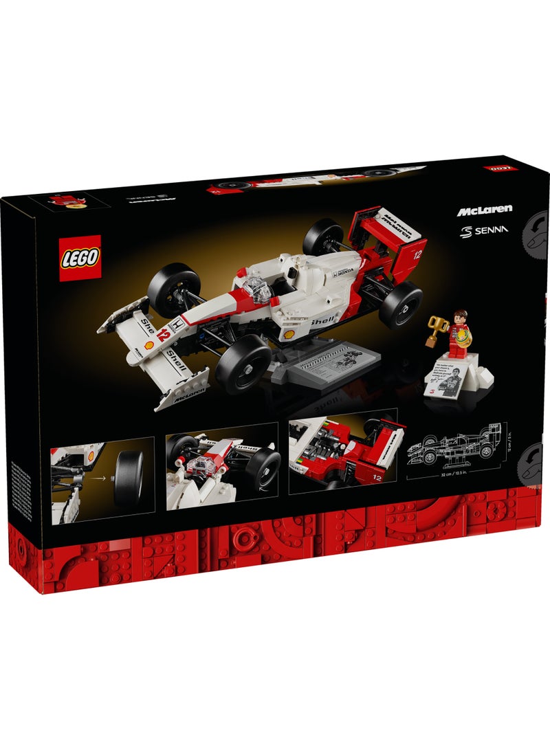 LEGO Icons McLaren MP4/4 & Ayrton Senna Set for Adults 10330 (Age 18+, 693 Pieces) - Image 2