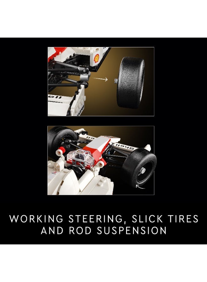 LEGO Icons McLaren MP4/4 & Ayrton Senna Set for Adults 10330 (Age 18+, 693 Pieces) - Image 4