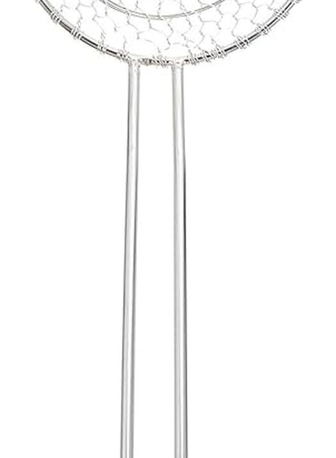 Stainless Steel Skimmer Spoon with Filter Screen Heat Resistant Handle for Frying Cooking - Image 2
