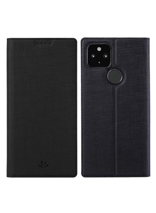 Case For Google Pixel 5a DMX Series Shockproof TPU + PU Leather Magnetic Attraction Horizontal Flip Case with Card Slot & Holder