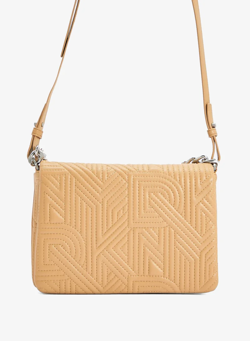 DKNY Desiree Flap Over Chain Detailed Crossbody