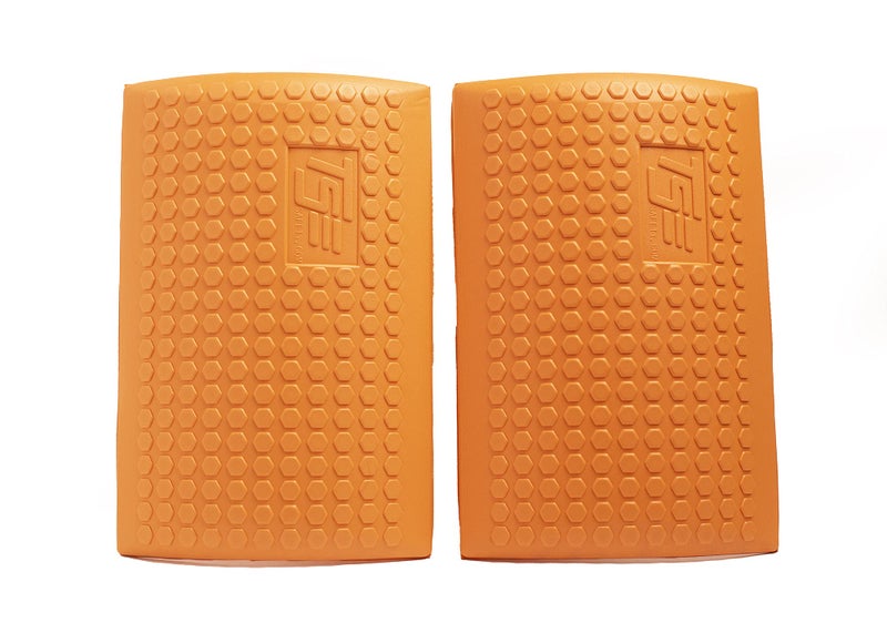TSE Safety TSE-PPKS TSE-PRO Heavy Duty Padding Pocket Knee Savers with Extra Thick Foam Cushion, Soft Inner Liner, Adjustable One Size, Hi-Viz Orange - Image 5