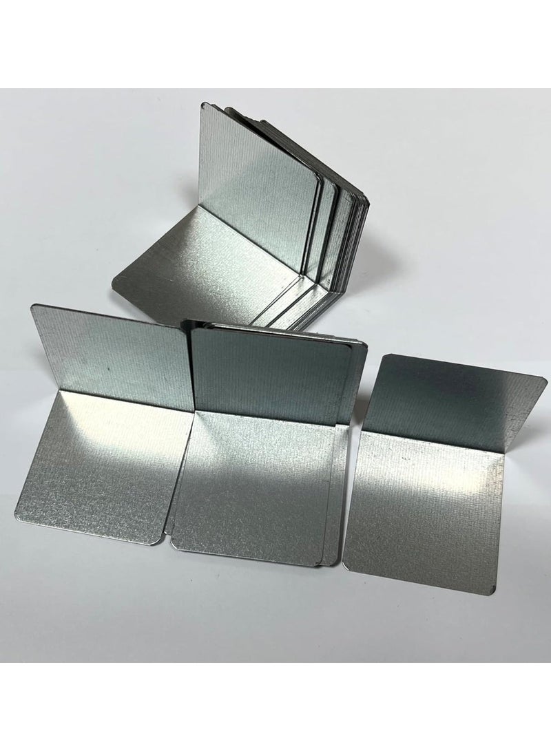 50pcs Corner Protectors 50x50x50mm, 0.4mm Thick, Galvanised Steel L Shaped Plain for Wooden Crates and Shipping Boxes Protecting - Image 4