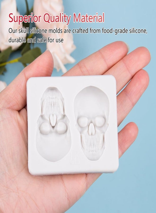 KOOBOOK 1Pcs Creative Skeleton Head Skull Silicone Cake Decoration Mold Chocolate Candy Molds Pastry DIY Candy Tools - Image 5