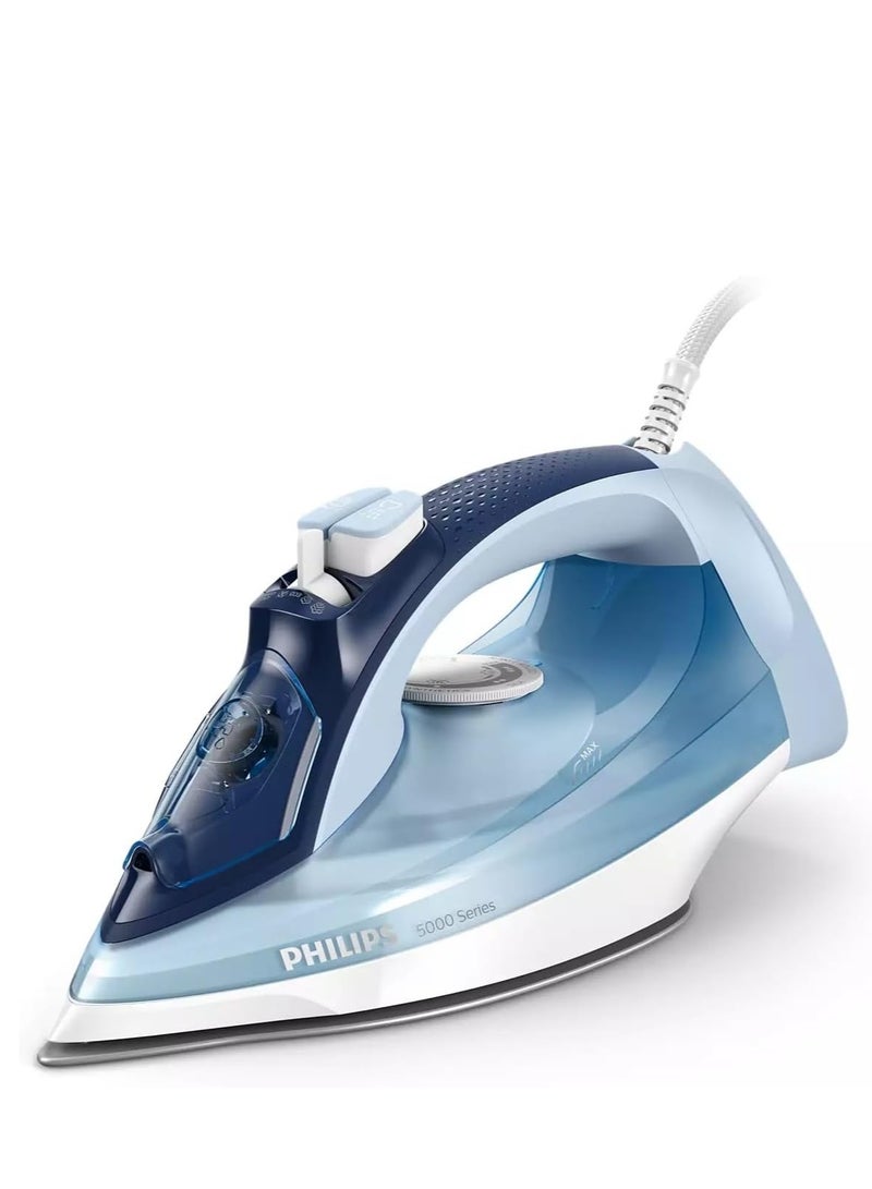 Philips Series 5000 Compact Steam Iron 320 ml 2400 W DST5020/26 Blue - Image 1