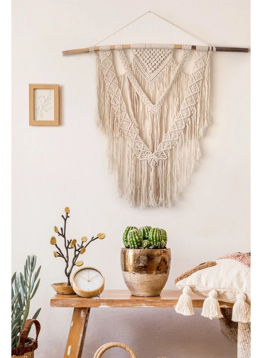 Elart Macrame Wall Decoration Ecru