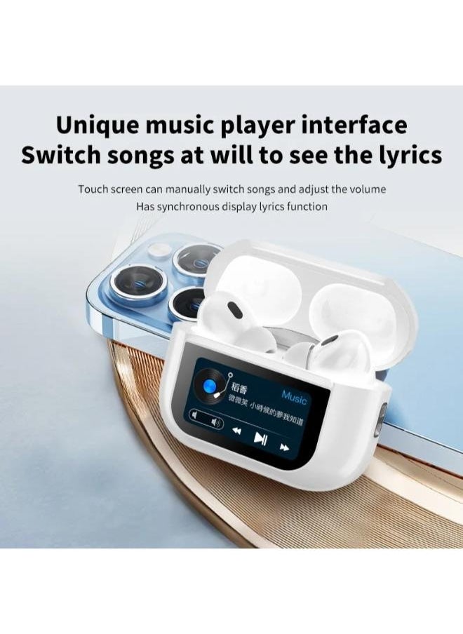 Haino Teko - Haino Teko ANC-11 Wireless airpods Bluetooth Connectivity,Comfortable Fit Long Battery Life,Noise cancellation|Bass Music & Super Clear Mic|(White) - Image 1