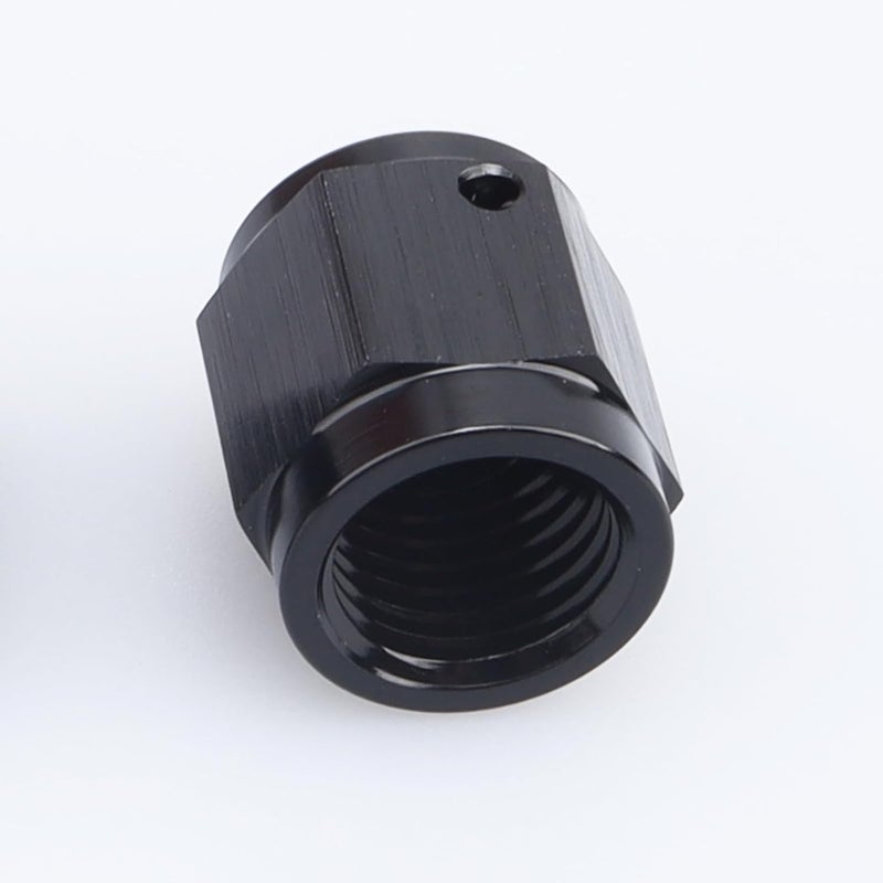 AC PERFORMANCE -4 AN Female Flare Cap Port Plug Block Fitting Adapter Aluminum Black - Image 4