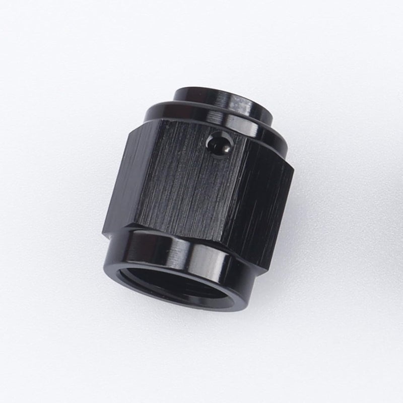 AC PERFORMANCE -4 AN Female Flare Cap Port Plug Block Fitting Adapter Aluminum Black - Image 3