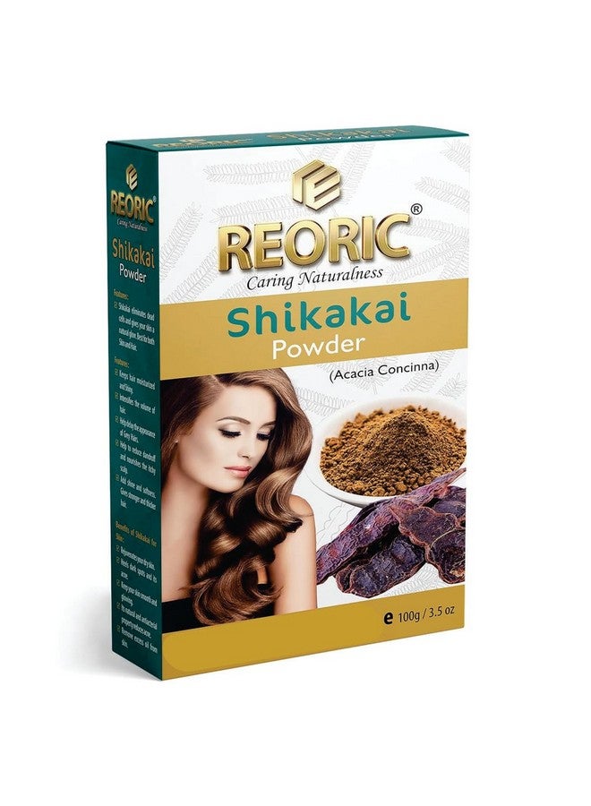 REORIC مسحوق ريرك الأملا الشيكاكاي الكركديه | مسحوق الأملا | مسحوق التوت الهندي | مسحوق الكركديه | مسحوق الكركديه لنمو الشعر | مسحوق الجودال | مسحوق الشيكاكاي | أكاسيا كونشينا (300 جرام، عبوة من 3)  - Image 2