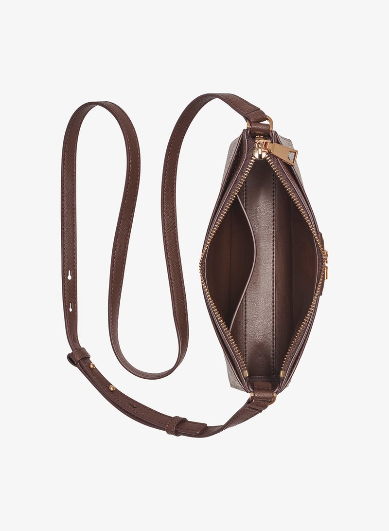 DKNY Nuri Logo Zip Through Crossbody - Image 5