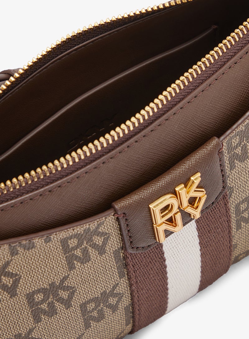 DKNY Nuri Logo Zip Through Crossbody - Image 4