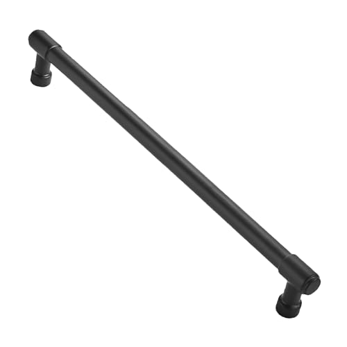 ZAUYX Solid Heavy Duty Jasper Pull Matte Black Appliance Pulls 12 Inch Cabinet Pulls Extra Long Kitchen Cabinet Handles Cabinet Hardware Kitchen Handles for Drawer Cupboard Handles - Image 1