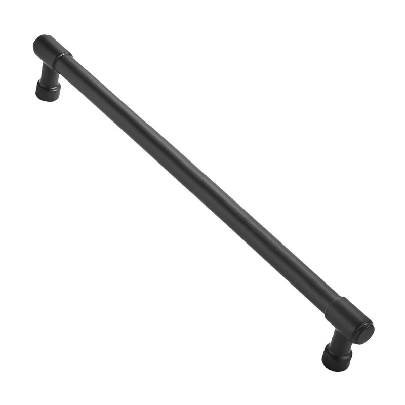 ZAUYX Solid Heavy Duty Jasper Pull Matte Black Appliance Pulls 12 Inch Cabinet Pulls Extra Long Kitchen Cabinet Handles Cabinet Hardware Kitchen Handles for Drawer Cupboard Handles - Image 2