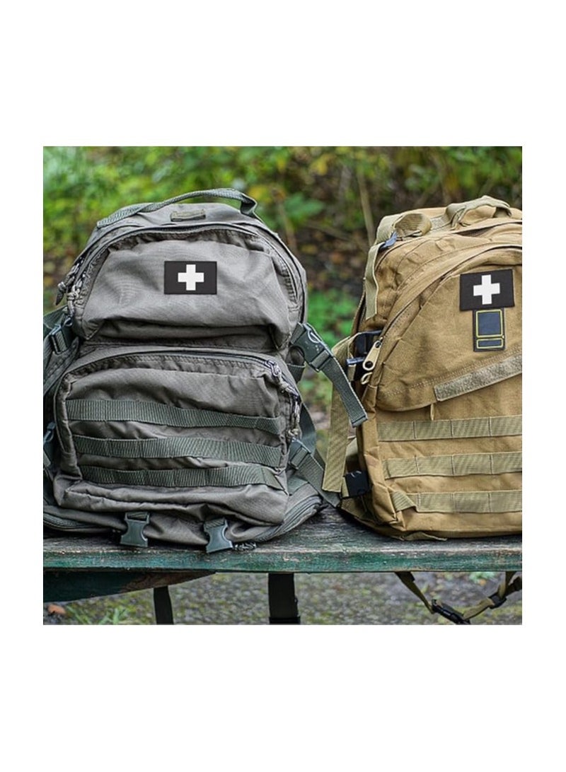 Set Of 2 Red Cross Embroidered Patches-Ideal For Uniforms,Backpacks,Jeans,Hats And Emergency Kits-Perfect Accessory For First Aid-Tactical Medic Patch - Image 4