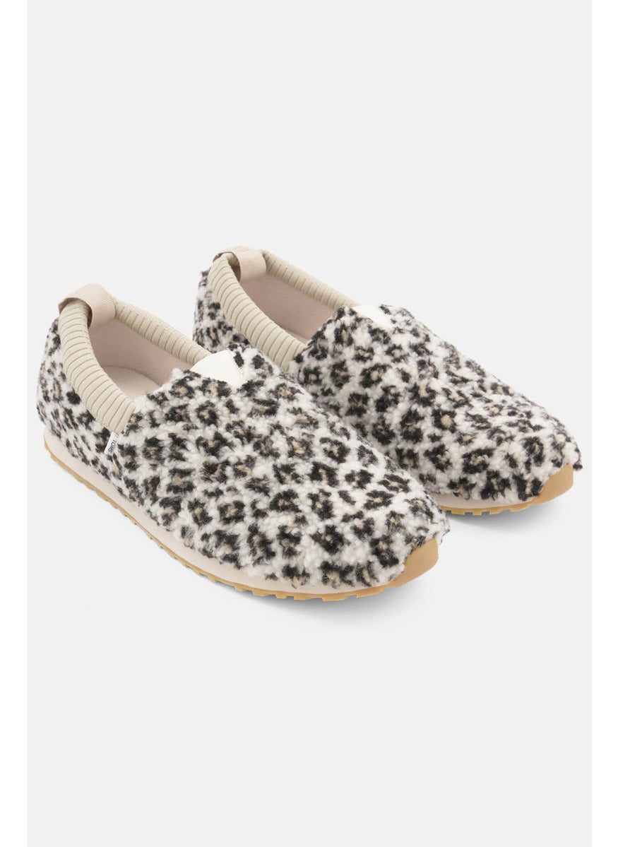 TOMS - Women Animal Print Slip On Casual Shoes, Beige  Combo - Image 1