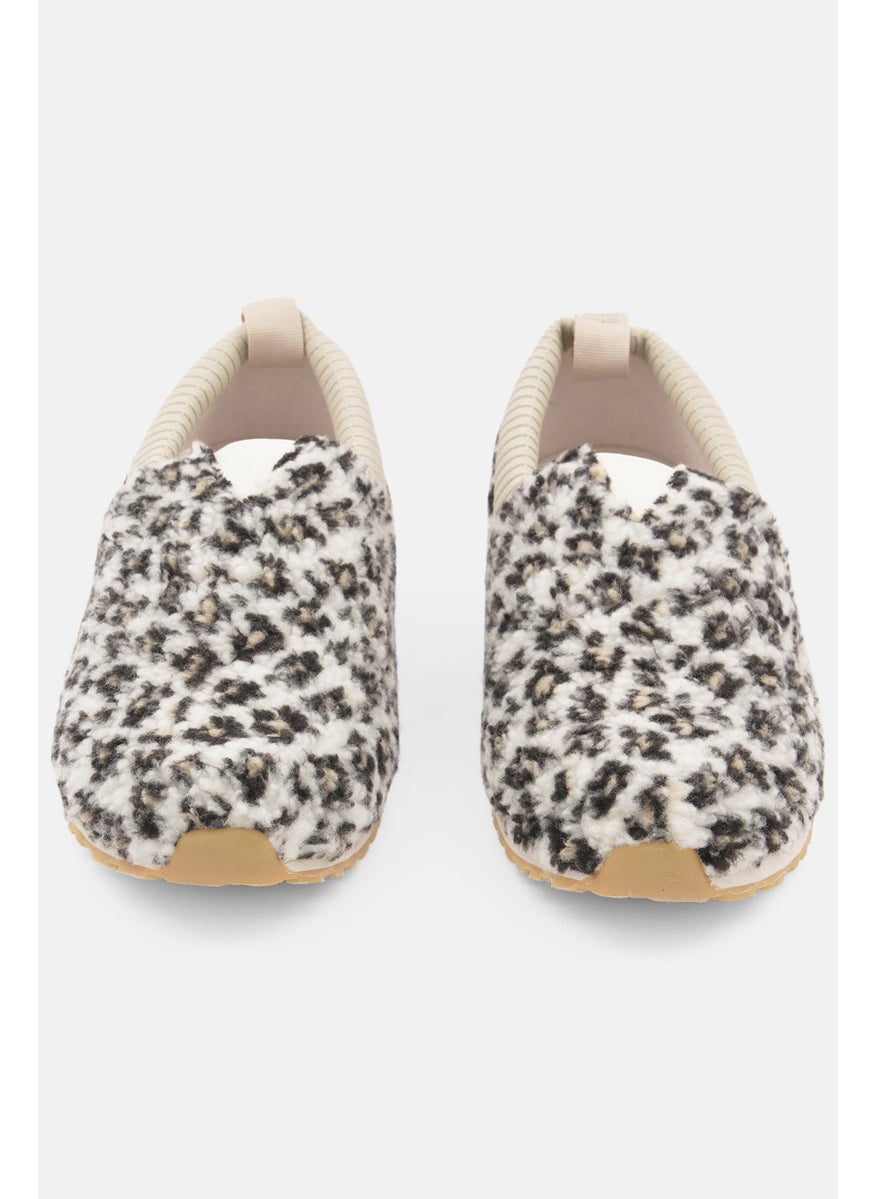 TOMS - Women Animal Print Slip On Casual Shoes, Beige  Combo - Image 1