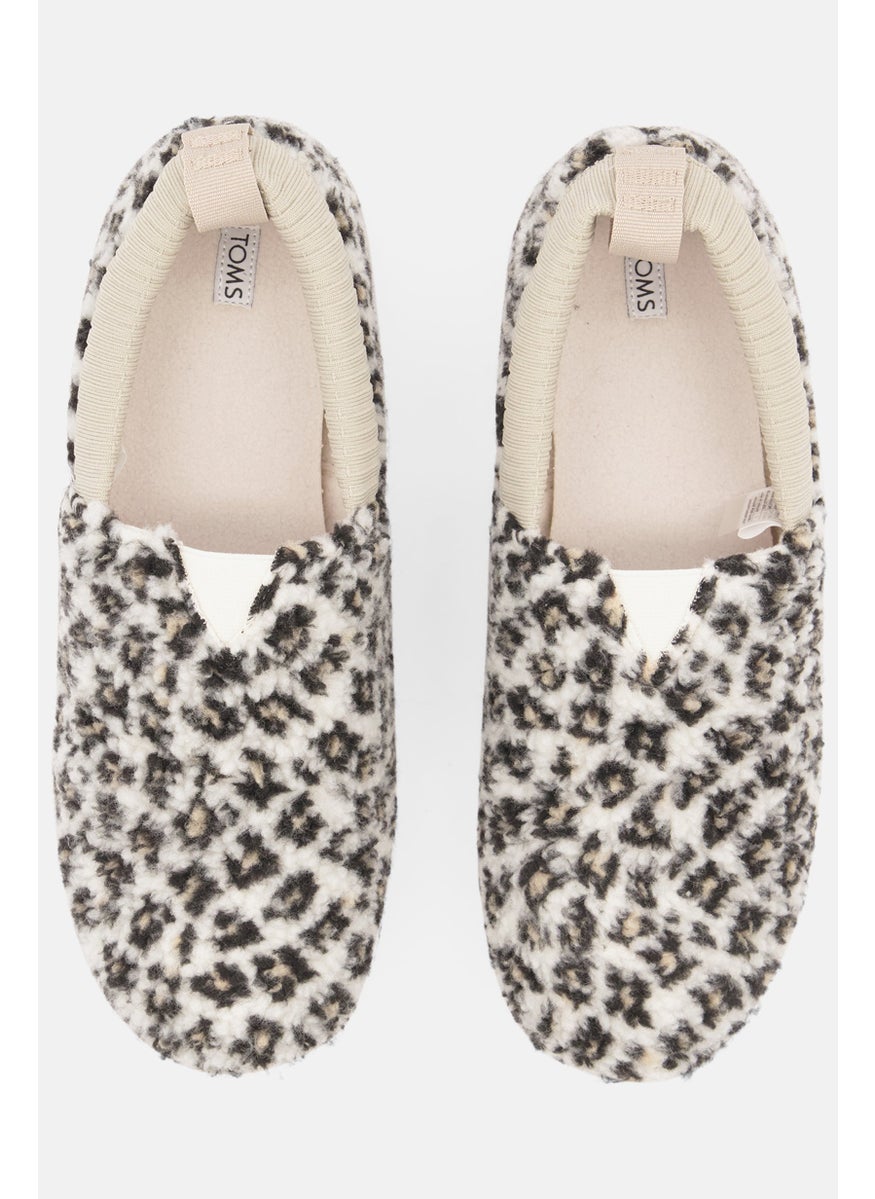 TOMS - Women Animal Print Slip On Casual Shoes, Beige  Combo - Image 1