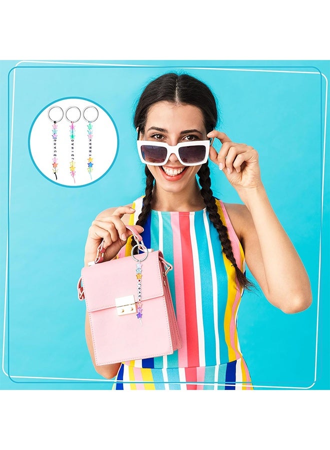 Quantum DIY Keychain Making Kit, Jewelry Making Supplies Beads, for Party Favor Gift Backpack Accessories Holiday Decoration - Image 4