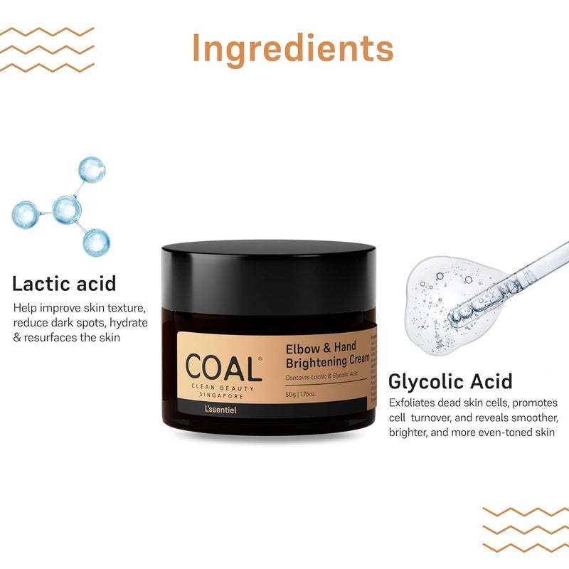 COAL CLEAN BEAUTY COAL Clean Beauty Revitalizing Cream For Men 30g with Elbow Hand Brightening Cream 50g Moisturizes Nourishes Skin Hydrates Nourishes Skin Men Women All Skin Types - Image 5