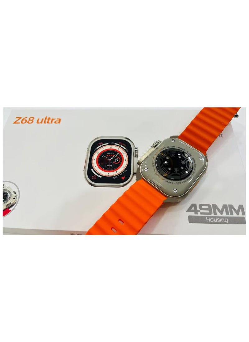JAJEEK - "Z68 Ultra Series 8 NFC Smartwatch – Bluetooth Call, Waterproof & Wireless Charging" - Image 1