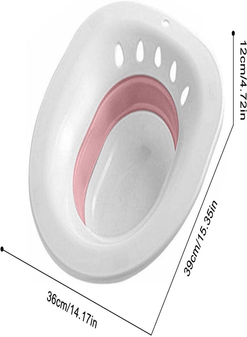 GGOOT Sitz Bath for Hemorrhoids | Folding Toilet Sitz Bath - Pregnant Women Special Wash Basin Bathtub, Bath Tub Soaking for Pregnant Women Hemorrhoid Patient Care - Image 4