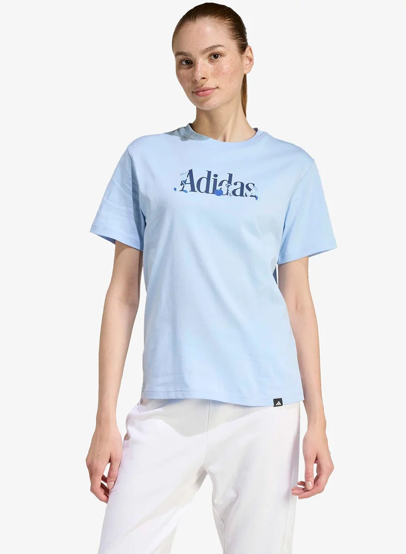 Adidas Soft  Graphic T-Shirt