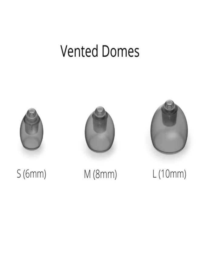 timponchic Phonak Vented Domes 4.0 - (1 Pack / 10-Domes) - Compatible with Marvel, Paradise & Lumity RIC Hearing Aids (Medium) - Image 3