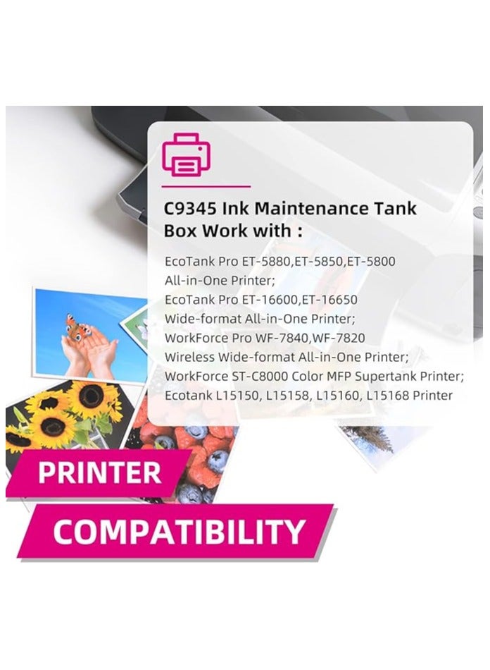 erorex Compatible C9345 Ink Maintenance Box for EcoTank Pro ET-5880 ET-5850 ET-5800 - Image 5