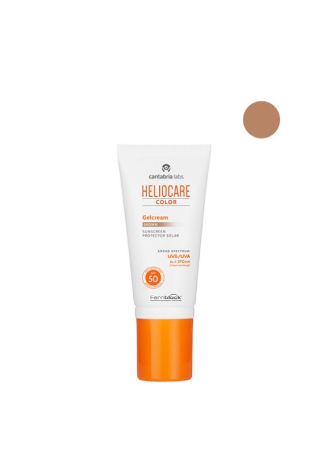 Heliocare GelCream with Color SPF50 50ml - Image 1