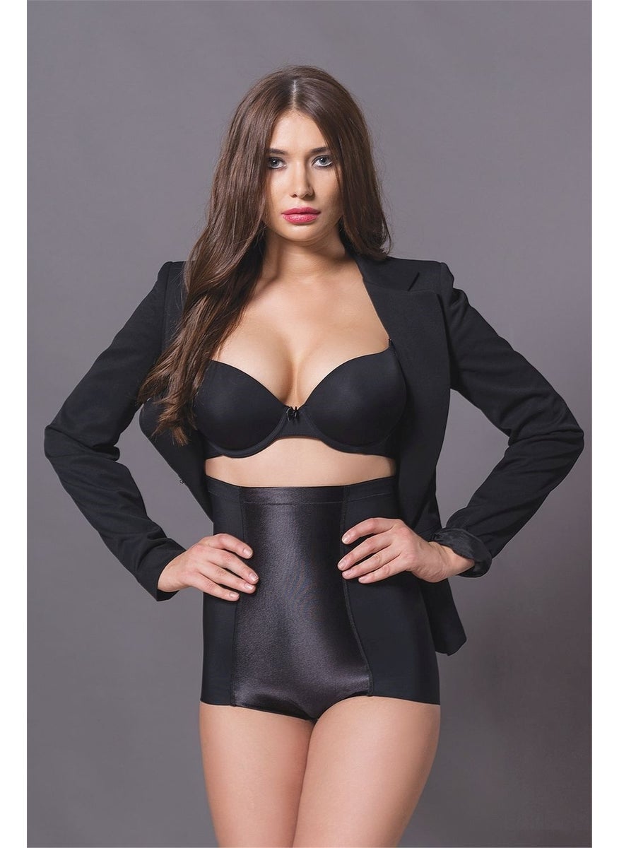Magic Form Women's Black Seamless High Waist Panty Corset 1453 