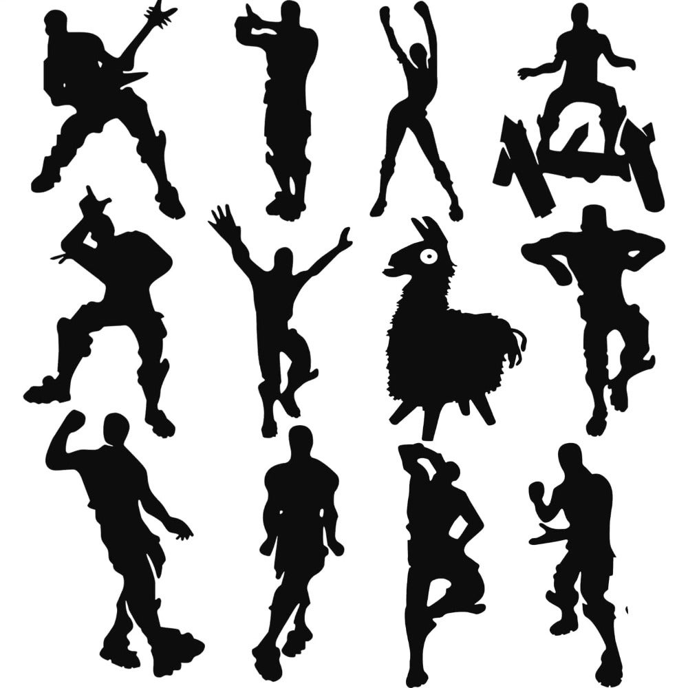 Generic 10 X Game Wall Decal Poster Dancing Wall Stickers Murals Peel ...