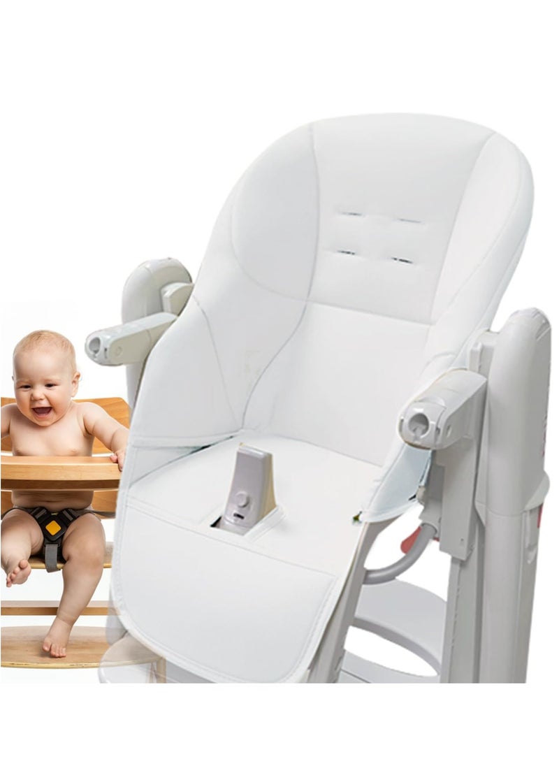 Excefore - High Chair Cover Replacement for Graco, Baby High Chair Cushion, PU Leather Dining Chair Cover, Multifunctional Highchair Seat Cover Pad,  Universal High Chair Covers for Toddler Kids - Image 1