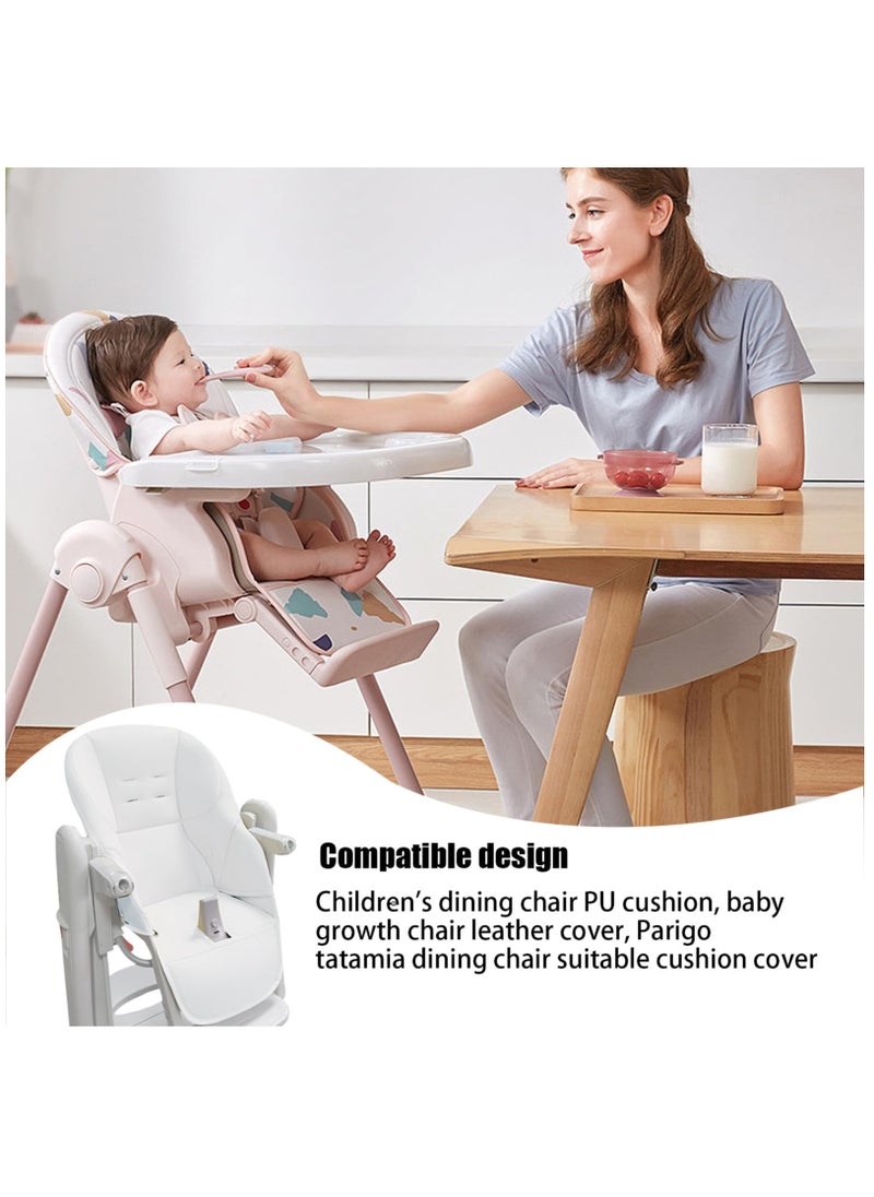 Excefore - High Chair Cover Replacement for Graco, Baby High Chair Cushion, PU Leather Dining Chair Cover, Multifunctional Highchair Seat Cover Pad,  Universal High Chair Covers for Toddler Kids - Image 1
