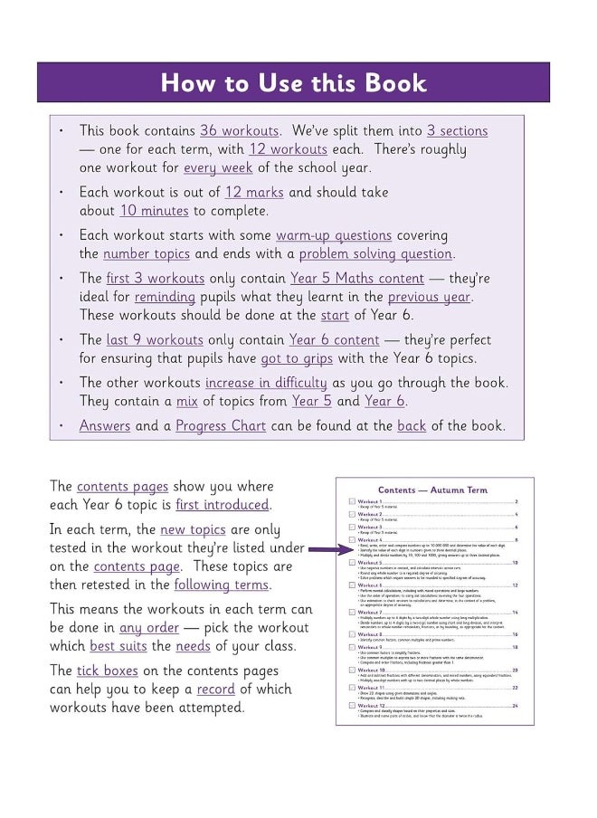 KS2 Maths 10-Minute Weekly Workouts - Year 6  - Image 3