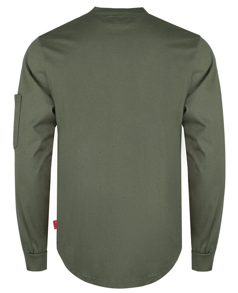 BOCOMAL FR Shirts 6oz Lightweight Smooth Fit Flame Resistant Long Sleeve Crew Neck Shirt Fire Retardant Workwear NFPA2112 CAT2 - Image 3