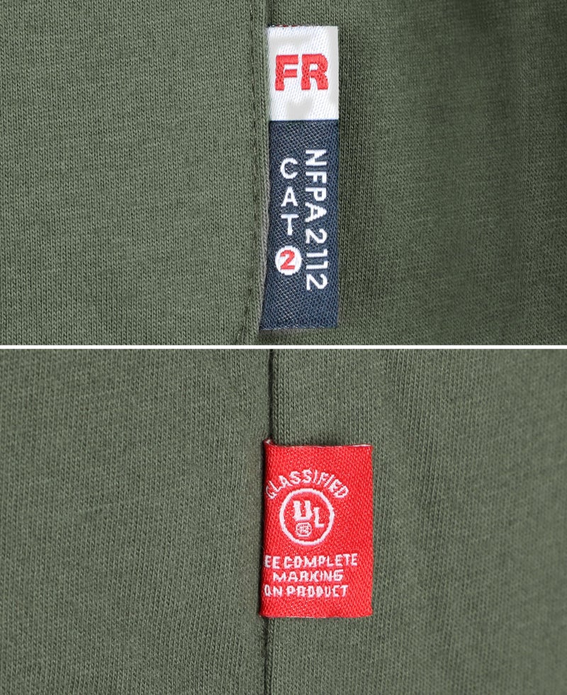 BOCOMAL FR Shirts 6oz Lightweight Smooth Fit Flame Resistant Long Sleeve Crew Neck Shirt Fire Retardant Workwear NFPA2112 CAT2 - Image 5