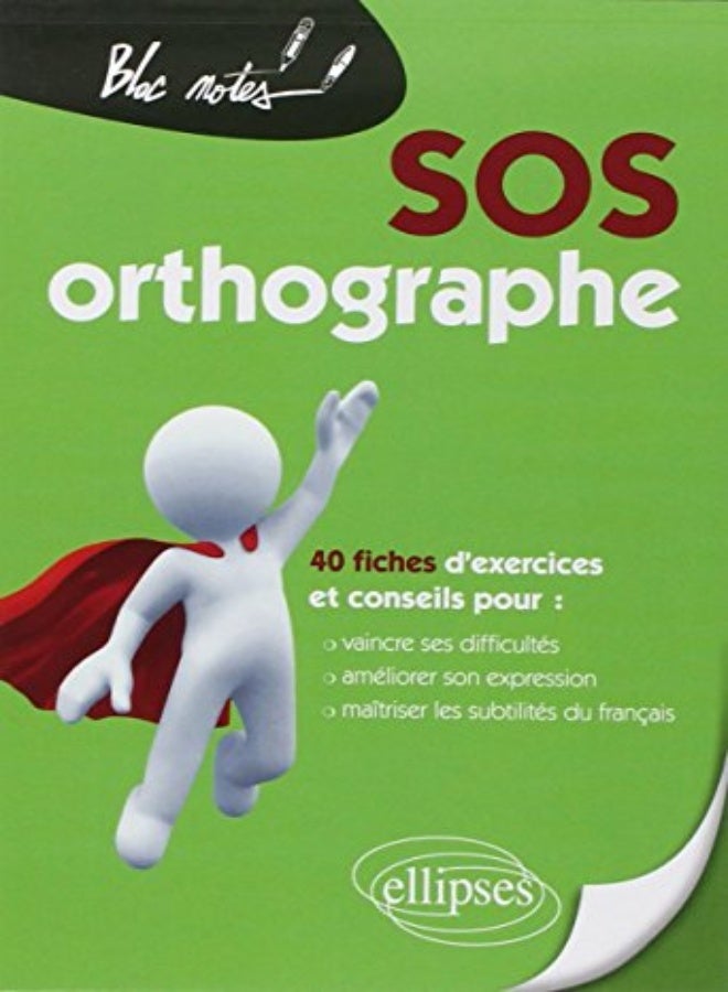 Sos Orthographe 40 Fiches Dexercices & Conseils by Jean-Pierre Dubrana Paperback 