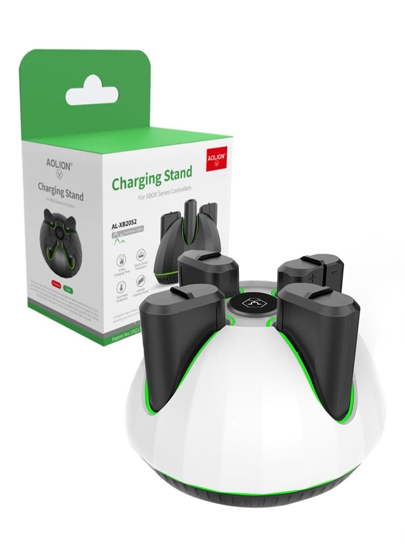 AOLION Rechargeable Battery Pack for Xbox Controller, 4x1100mAh Battery with Charger, Rechargeable Battery Charger Compatible with Xbox Series X|S/Xbox One/Xbox One S/X Controllers - Image 1