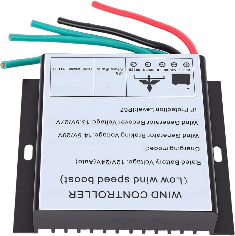 LiebeWH MPPT Wind Controller, Aluminum Alloy Regulator with IP67 Water Proof Design, Efficient Charging for 100-600W Wind Turbines - Image 4