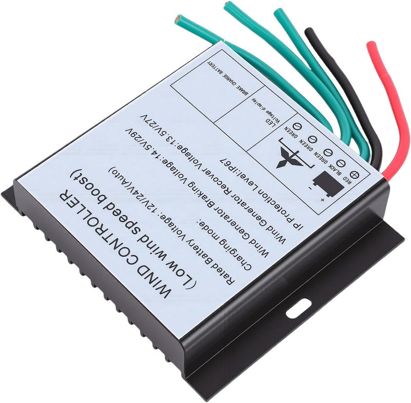 LiebeWH MPPT Wind Controller, Aluminum Alloy Regulator with IP67 Water Proof Design, Efficient Charging for 100-600W Wind Turbines - Image 1