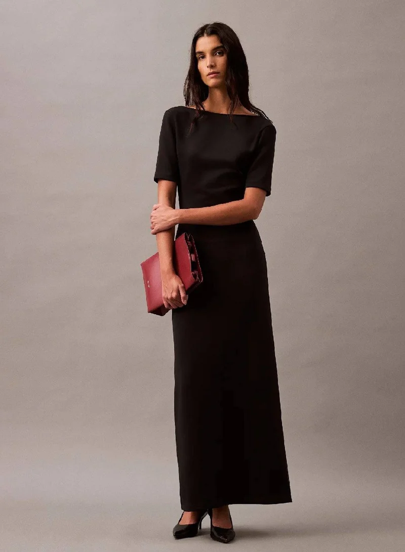 CALVIN KLEIN Backless Jersey Dress